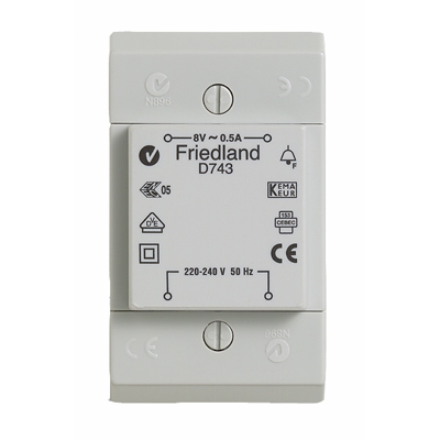 FRIEDLAND - Beltransfo 240V 8V 0,5A