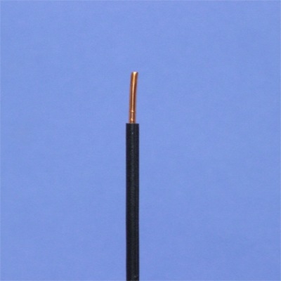 CABLEBEL - VOB H07V-U installatiedraad massief PVC zwart 6mm²