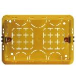 BTICINO - Inbouwdoos voor 3 modules - rechthoekig - geel - 106x71x52mm