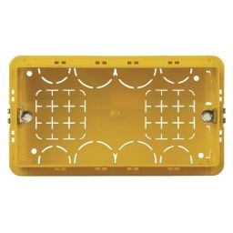 BTICINO - Inbouwdoos voor 4 modules - vierkantig - geel - 130x71x52mm