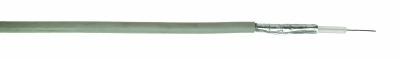 SPECIALE KABELS - Coax 75 Ohm PVC wit massief vertind koper 2x afscherming 6,6mm rol