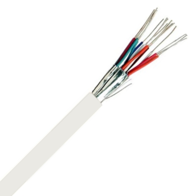 CABLEBEL - TPVF telefoniekabel binnen F2 wit afgeschermd per paar 1X2X0,6mm