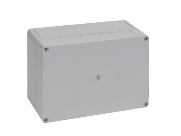RITTAL - Polycarbonaat kast, 254x180x111mm BxHxD, RAL 7035, grijze deksel, zonder montage