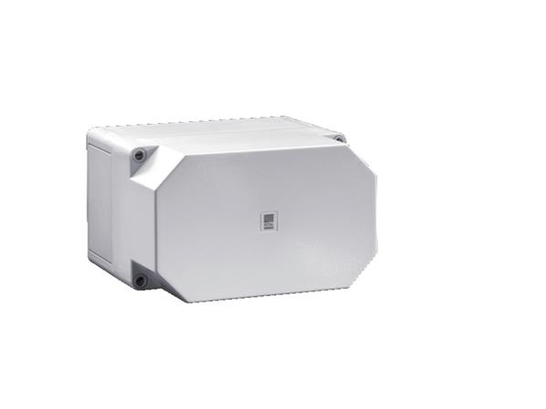 RITTAL - Polycarbonaat kast, 254x180x165mm BxHxD, RAL 7035, grijze deksel, zonder montage