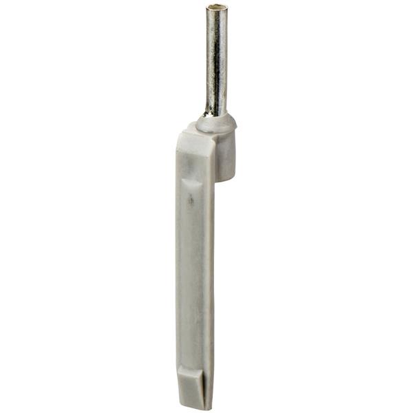 TELEMECANIQUE - Aangegoten draadhulsje markeringshouder - formaat middellang - 2,5 mm² - grijs