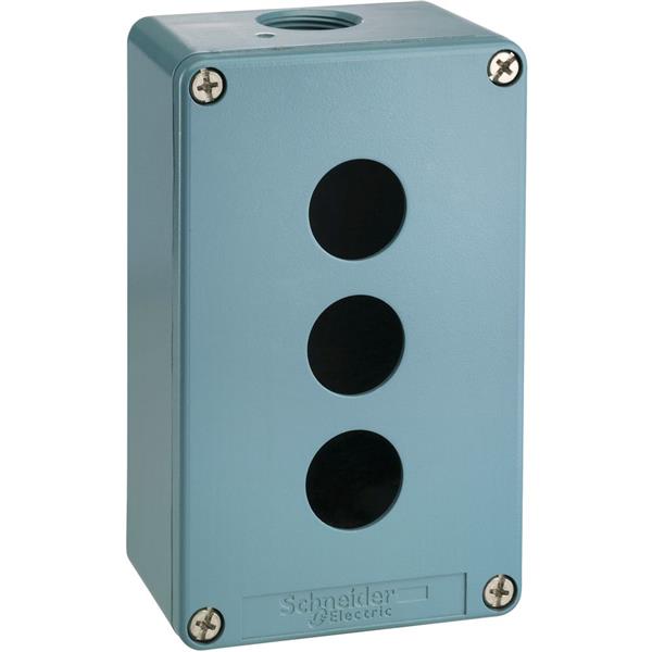 TELEMECANIQUE - lege drukknopkast - XAP-M - metaal - 3 horizontale boringen