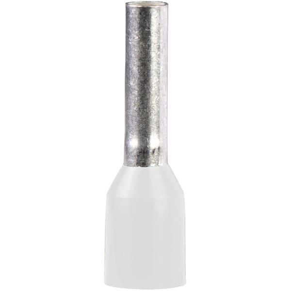 TELEMECANIQUE - aangegoten draadhulsje - formaat middellang - 0,5 mm² - wit
