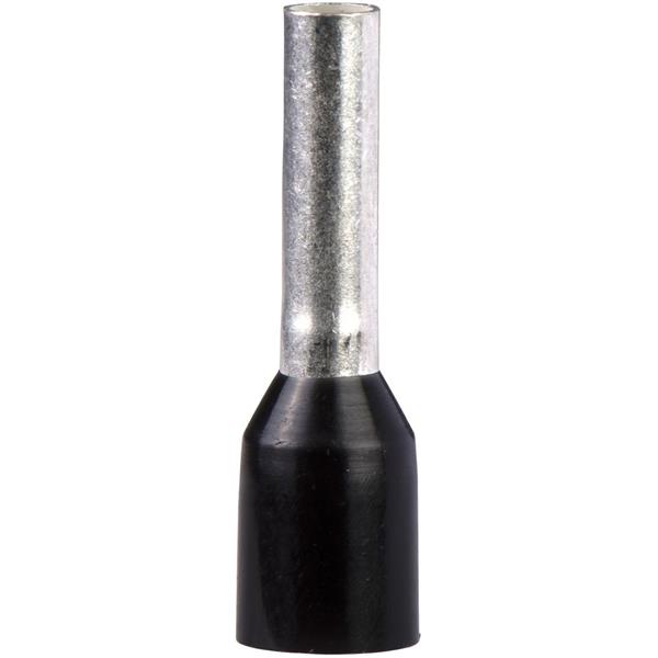 TELEMECANIQUE - embout de câblage surmoulé - format moyen - 1,5 mm² - noir