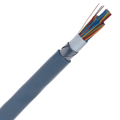 CABLES - TWAVB téléphonie PVC torsadé par pair armé extérieur 150V gris 30X2X0,8mm