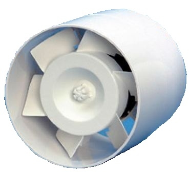 CODUME - Inline kanaalventilator wit 180m³/u - diameter 125mm