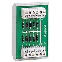 LEGRAND - Diodemodule - 10 diodes gemeenschappelijke anode - bevestiging op rail