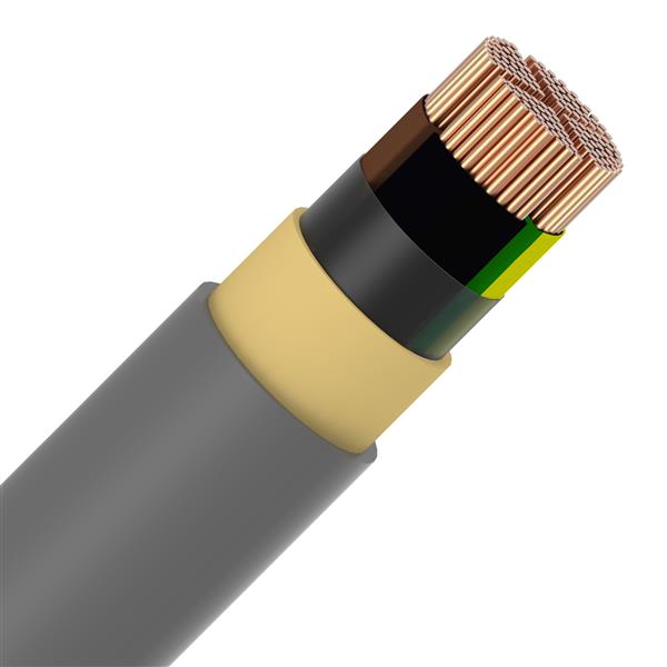 CABLES - XVB câble d'installation XLPE/PVC 1kV F2 gris 4G150mm²