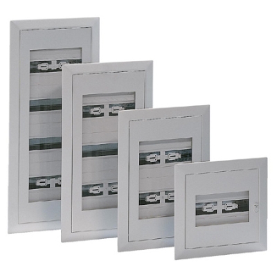 VYNCKIER - Kast inbouw Fix-o-Rail 150-F4 doorzichtige deur 1 rij 14 modules