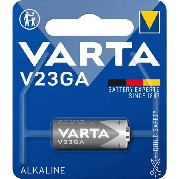 VARTA - ELECTRONICS piles boutons V23GA Alkaline 12volt 38mAh blister1