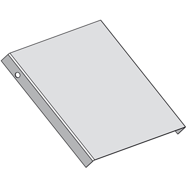 STAGOBEL - Deksel voor stijgstuk Sendzimir verzinkt plaatstaal, B: 120mm