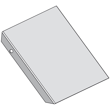 STAGOBEL - Couvercle pour raccord de descente Tôle d'acier galvanisée Sendzimir, L: 70 mm