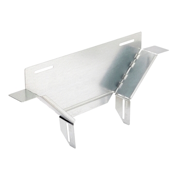 STAGOBEL - Verticaal wandstuk met onderdeksel Sendzimir, H: 60 mm B: 120 mm