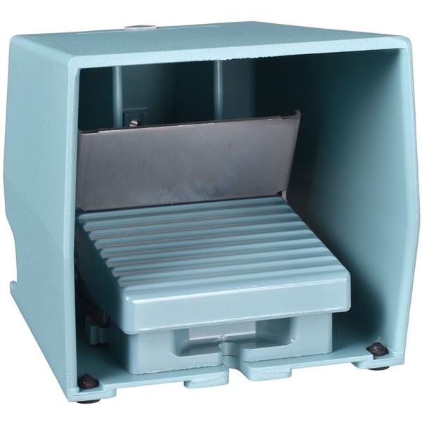 TELEMECANIQUE - Enkelvoudige voetschakelaar XPE-M - met beschermkap - metaal - blauw - 2NC+2NO