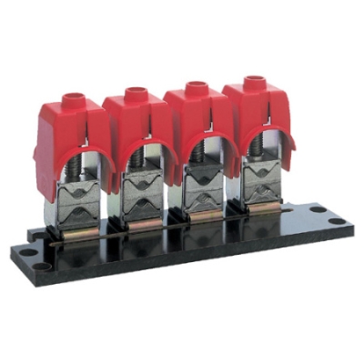 VYNCKIER - Bornier 4P deux écrous max. 2X150mm2 Al/Cu