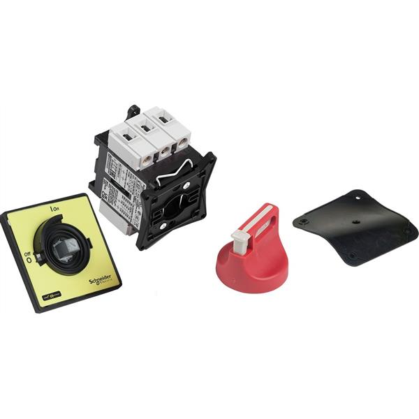 TELEMECANIQUE - Lastscheider VCF - 3P - 690V 20A - rode handgreep vergrendelbaar met hangslot