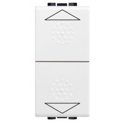 BTICINO - Omschakelaar met 2 toetsen Light - 16 A - 250 V - 1P
