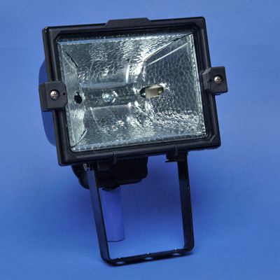 TECHNOLUX - Waterdichte halogeenstraler R7s 200/500W zwart IP65
