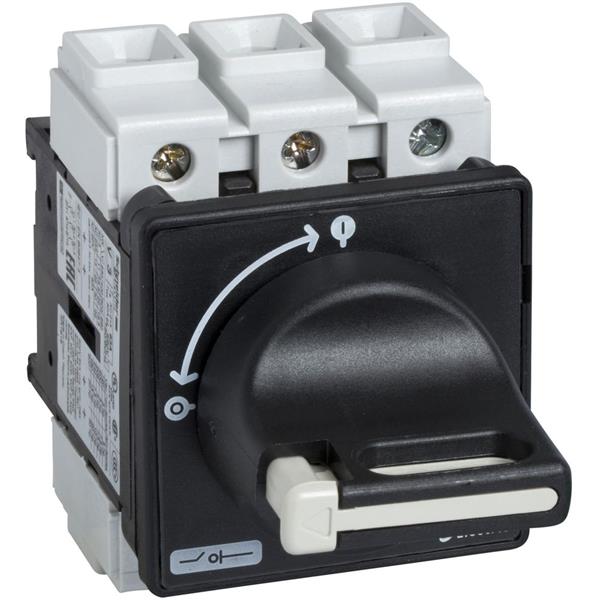 TELEMECANIQUE - Lastscheider VBF 3P 690V 20A zwarte handgreep vergrendelbaar met hangslot