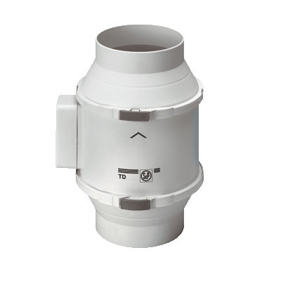 Soler en Palau - Ventilator in-line MIXVENT N SILENT - 2500/2200tpm - 20/12W - 180/140m³/u - Ø100