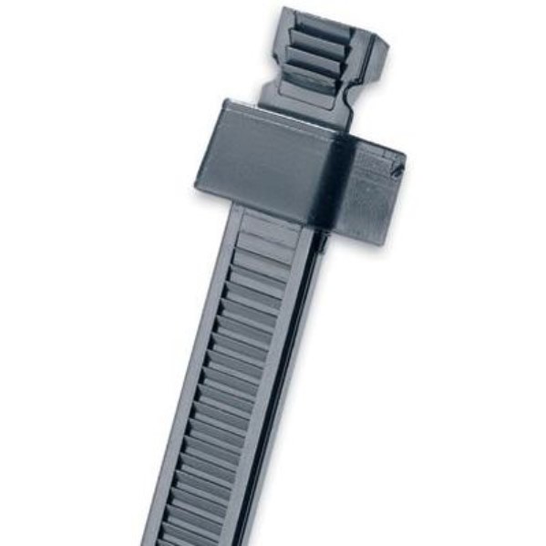 PANDUIT - Cable Tie, 2-Piece, 8.1''L (206mm), Intermediate, Weather Resistant, Black