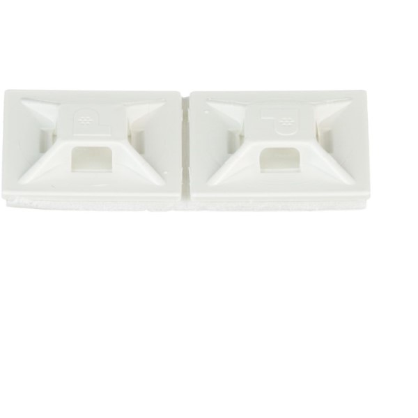 PANDUIT - embase adhésive, blanche, 19.1x19.1mm