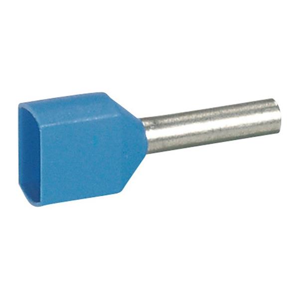 LEGRAND - Starfix dubbele draadbusje doorsnede 2x0,75mm²-blauw-1 stuk