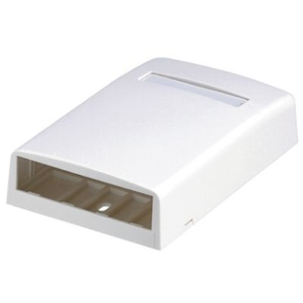 PANDUIT - Opbouwdoos, wit, 4 posities, HxBxL = 28x74x114 mm