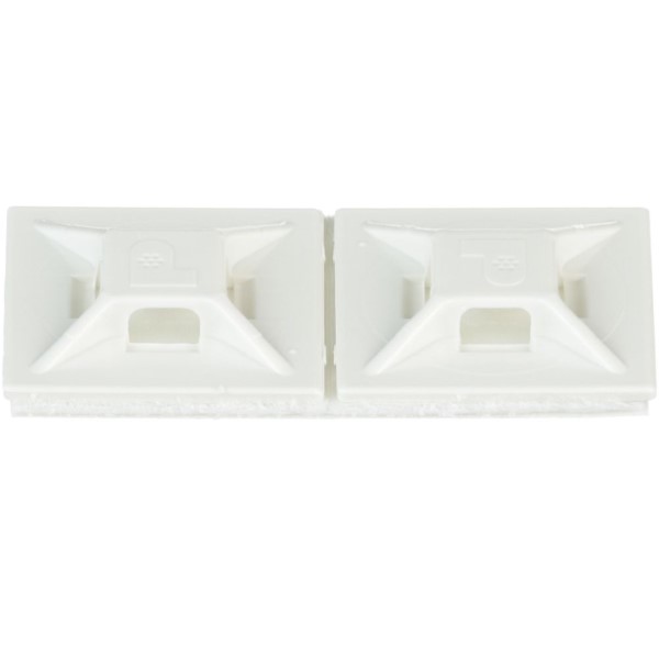 PANDUIT - embase adhésive, blanche, 19.1x19.1mm