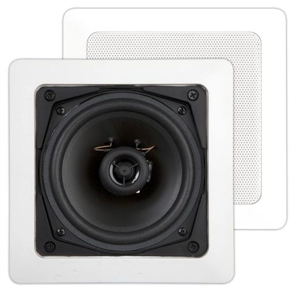House Of Music - DC101, basic, 2-weg inbouw luidspreker, vierkant, 70W, wit (2pc)