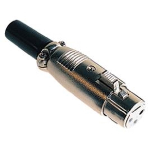 ELIMEX BVBA - 3P XLR vrouwelijke stekker inline model - 3P - Verchroomd metaal - 10 stuks