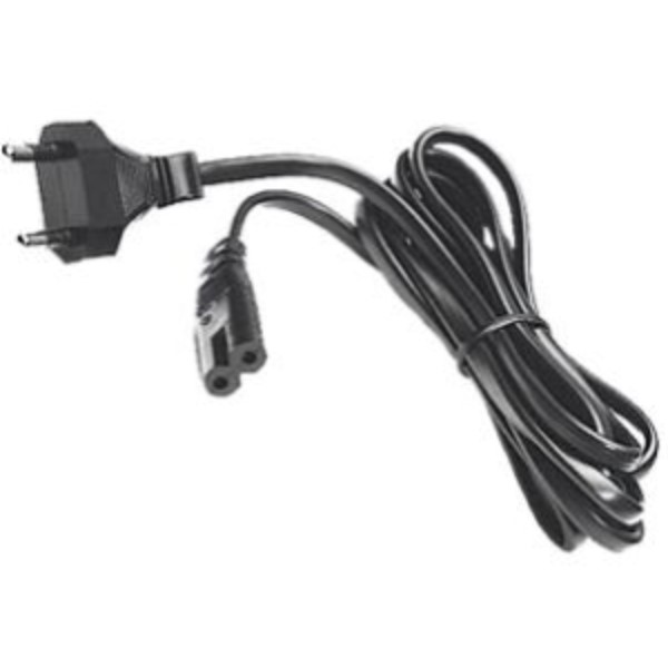 ELIMEX BVBA - Voedingskabel - 2P mannelijk - C7 2P vrouwelijk - 2 x 0,75mm² - H03VV-F - Zwart