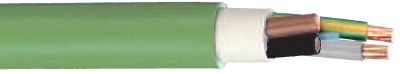 CABLEBEL - XGB câble d'installation F2 sans halogène 1KV vert 4G1,5mm²