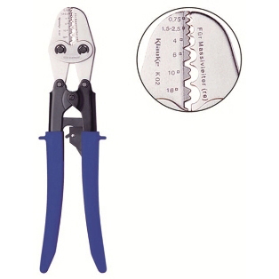 NUSSBAUMER - Mechanische perstang kabelschoenen en verbinders massieve geleiders 0,75-16mm²