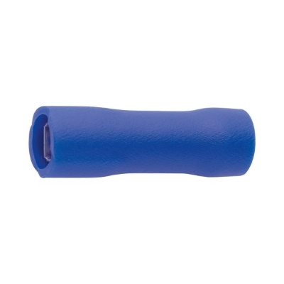 NUSSBAUMER - Vrouwelijke vlakstekker volledige isolatie PVC blauw 1,5-2,5mm² 0,8-6,3mm