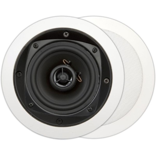 House Of Music - MDC620, basic, 2-weg inbouw luidspreker, rond, 80W, wit (2pc)