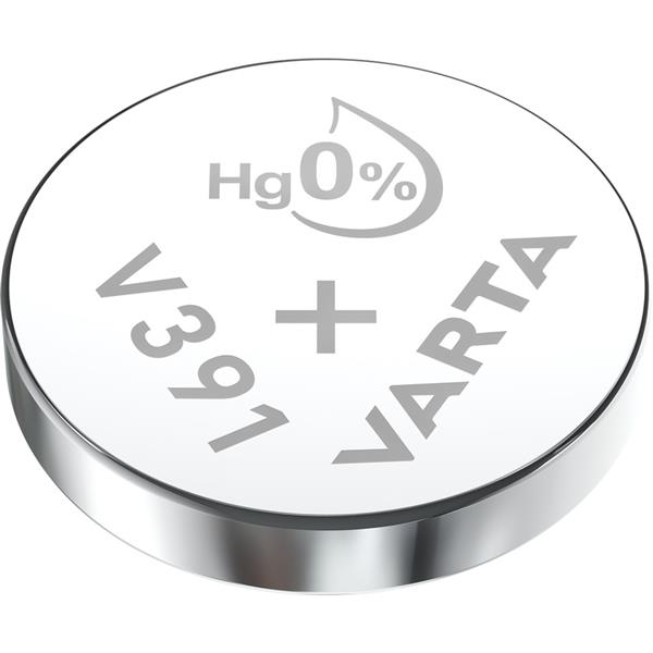 VARTA - Watch piles pour montres SR55 V391 argent 1,55volt 40mAh blister1