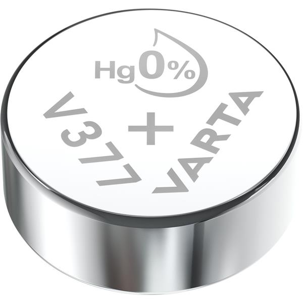 VARTA - WATCH horlogebatterijen SR66 V377 Silver 1,55volt 27mAh blister1