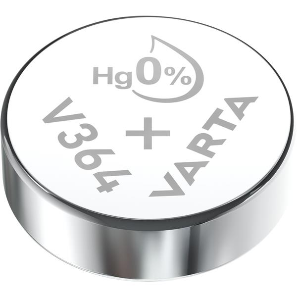 VARTA - Watch horlogebatterijen SR60 V364 Silver 1,55volt 20mAh blister10