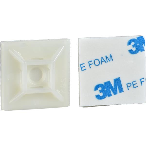SAREL - Thorsman Cintura - base auto-adhésive pour collier max 4,8 mm - 100 pièces