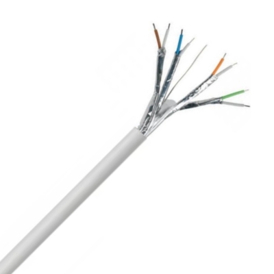 KABEL - TPVF telefonie PVC afgeschermd per paar binnen 150V F2 wit 30X2X0,6mm