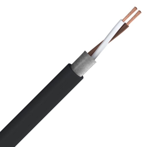 CABLES SPECIAUX - Microphone multi gaine PVC isolation PVC blindage global tresse CU 2x0,5mm²