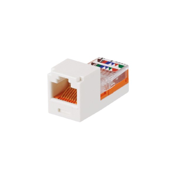 PANDUIT - RJ45 UTP-jack, wit, voor T568A en T568B, bedrading (8 aansluitingen), Cat.5e