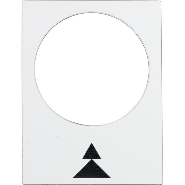 TELEMECANIQUE - Etiket - 30 x 40mm - wit - rechts LS-HS