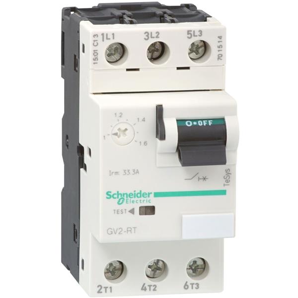 TELEMECANIQUE - beveiligingsschakelaar GV2-RT - 0,4..0,63 A - 3P 3d - therm-magnetisch