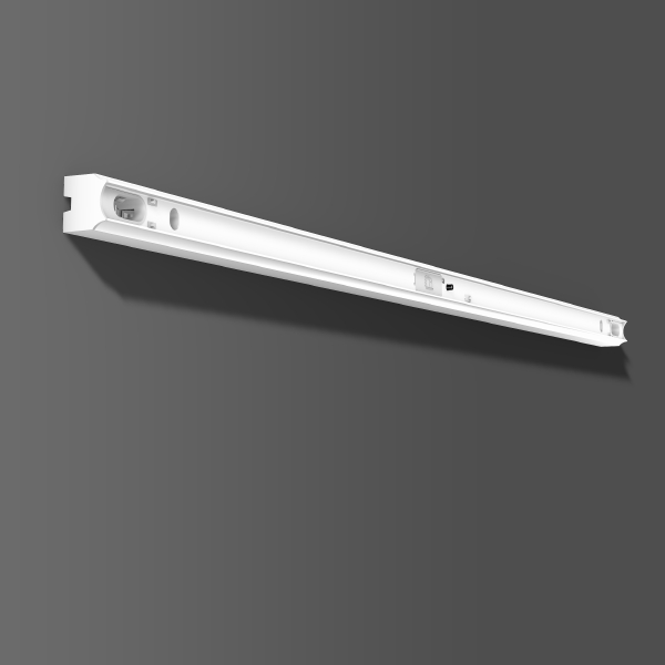 RZB - staafarmatuur 1xL-DE 120W IP40 wit L:1000